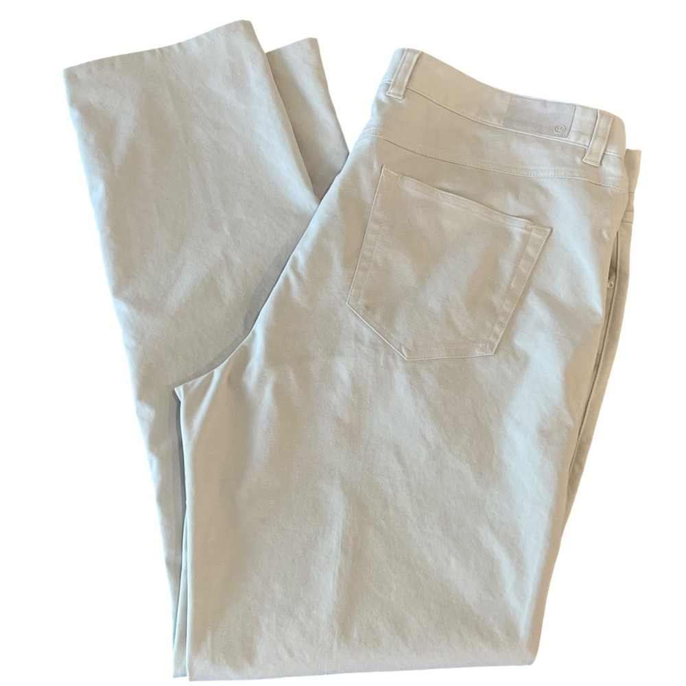 Peter Millar Pants Mens 38x32 Beige EB66 Five Pocket Performance